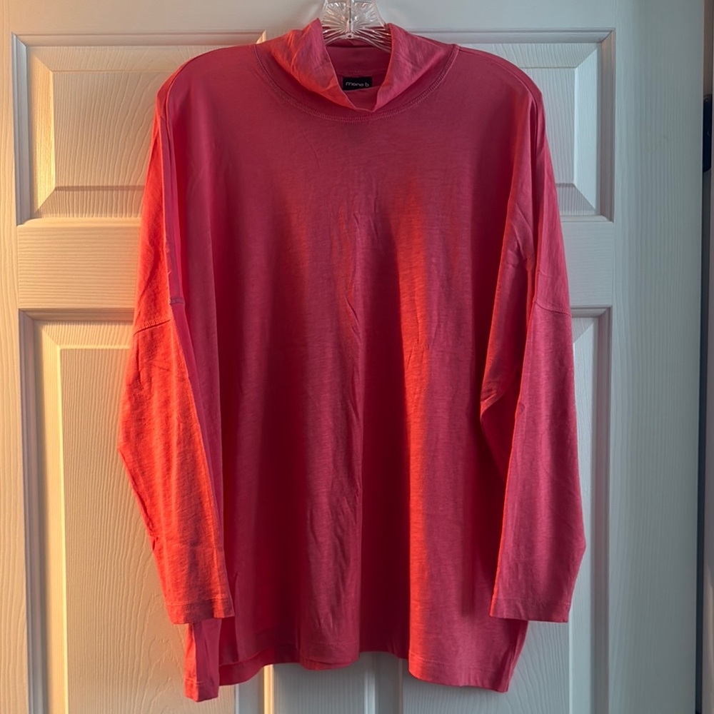 Mono B Coral Long Sleeve Top